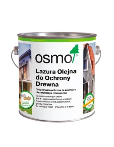 OSMO 900 Lazura do ochrony drewna Biała 0.125l