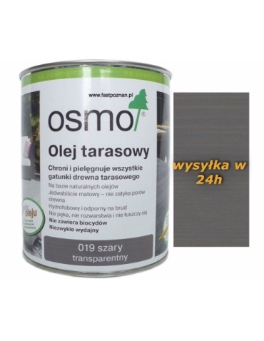 OSMO 019 Olej do tarasów SZARY 0,125l