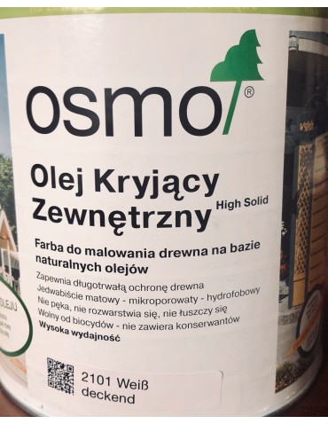 OSMO 2101 Olej kryjący BIAŁY 0,125l