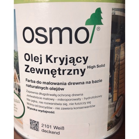 OSMO 2101 Olej kryjący BIAŁY 0,125l