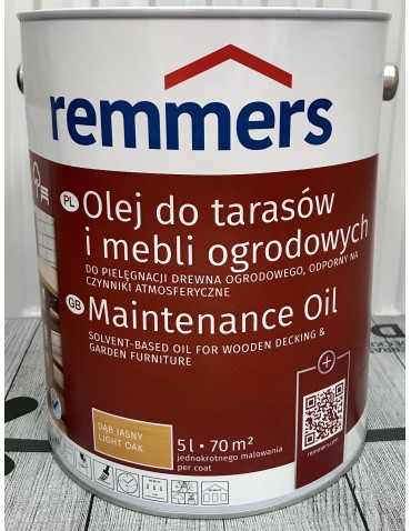 Remmers OLEJ DO TARASÓW I MEBLI DĄB JASNY 0.75L