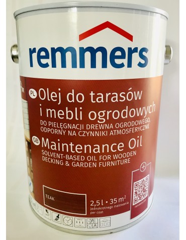 Remmers OLEJ DO TARASÓW I MEBLI TEAK 0.75L