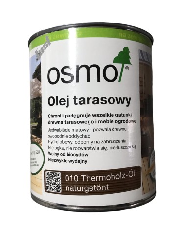 OSMO 010 Olej do tarasów TERMODREWNO 0,75 l