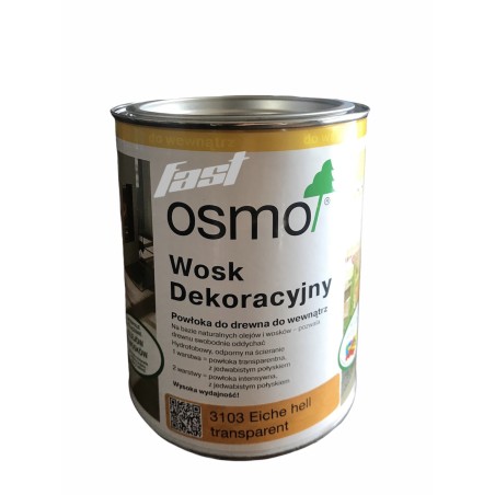 OSMO 3103 wosk dekoracyjny JASNY DĄB 0,125L