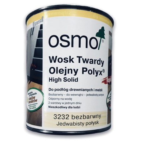 OSMO 3232 wosk twardy RAPID jedwabisty POŁY 0.125l