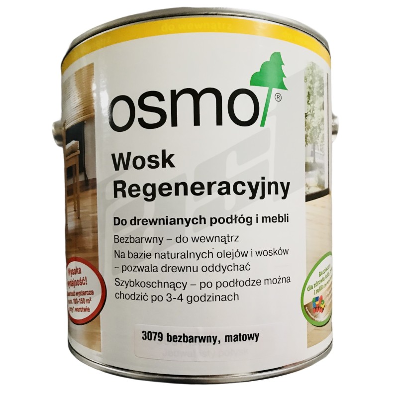 OSMO 3079 Wosk regeneracyjny bazbarwny MAT 1L