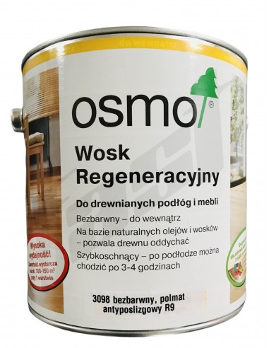 OSMO 3098 Wosk regeneracyjny bezbarwny 2.5L Półmat