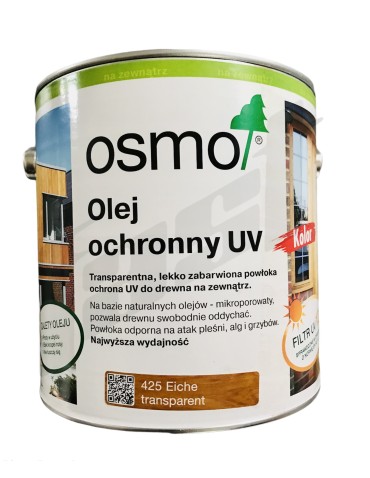 OSMO UV 425 olej Ochronny pojemność DĄB 0.75 l