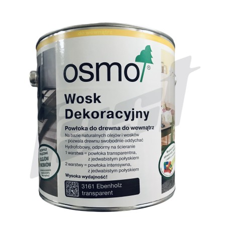 OSMO 3161 Wosk Dekoracyjny HEBAN 0.125 L