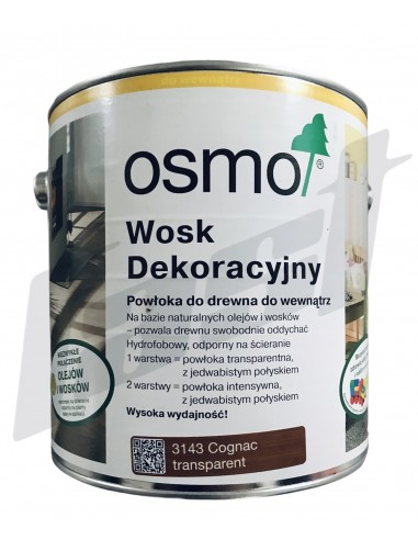 OSMO 3040 Wosk Twardy Olejny Kolor BIAŁY 0,75l