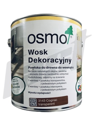 OSMO 3040 Wosk Twardy Olejny Kolor BIAŁY 2,5l