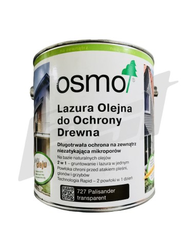 OSMO 727 Lazura Olejna do Drewna PALISANDER 0.75l