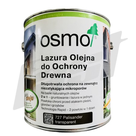 OSMO 727 Lazura Olejna do Drewna PALISANDER 0.75l