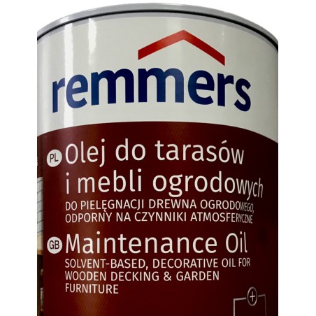 Remmers Olej do tarasów i mebli 2,5 l – srebrnoszary, ochrona drewna na zewnątrz