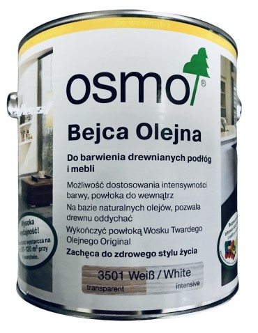 OSMO 3501 BEJCA OLEJNA BIAŁA 2,5 L