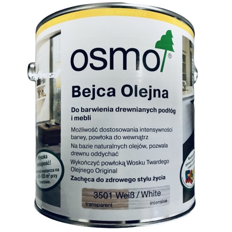 OSMO 3501 BEJCA OLEJNA BIAŁA 2,5 L