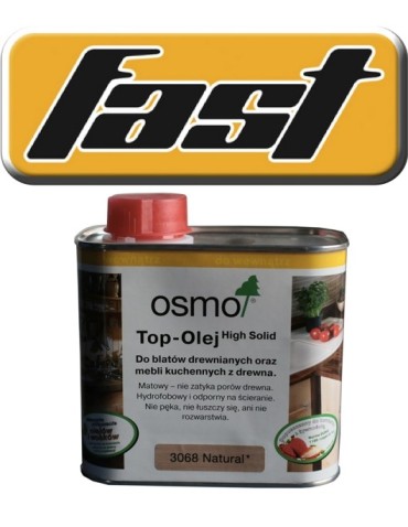 OSMO 3068 TOP-OLEJ do blatów SUROWE DREWNO 0,5 L