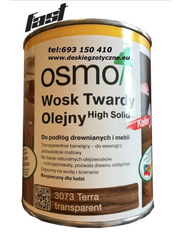 OSMO 3073 Wosk Twardy Olejny Kolor TERRA 2,5l