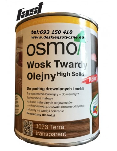OSMO 3073 Wosk Twardy Olejny Kolor TERRA 2,5l