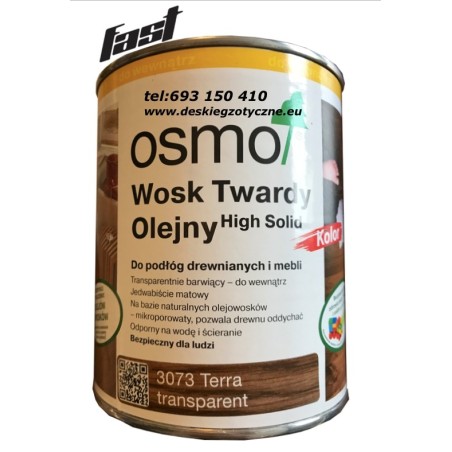 OSMO 3073 Wosk Twardy Olejny Kolor TERRA 2,5l