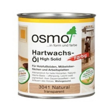 OSMO 3041 Wosk twardy olejny SUROWE Drewno 0,125L