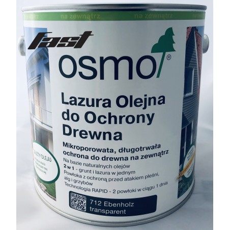 OSMO 712 Lazura Olejna do Drewna HEBAN 2.5L