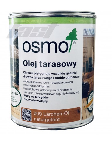 OSMO 009 Olej do tarasów MODRZEW 3 L