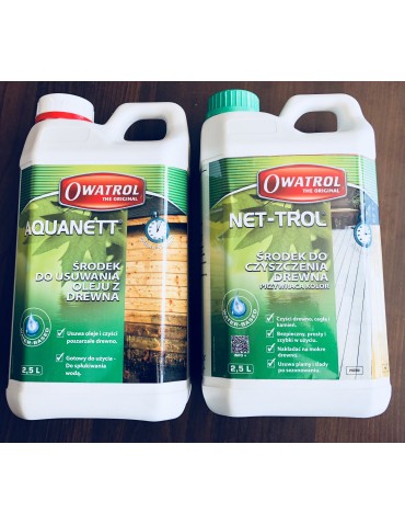 Owatrol AQUANETT 2.5 + NET-TROL 2.5l zestaw