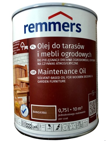 Remmers OLEJ DO TARASÓW I MEBLI BANGKIRAI 0.75L