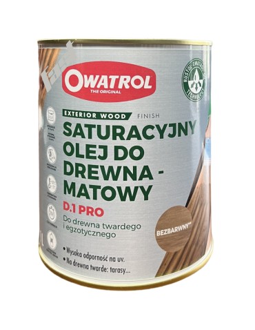 Owatrol D1 PRO olej saturacyjny 5 L BEZBARWNY