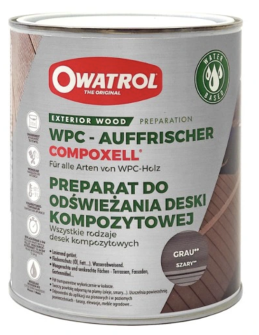 Owatrol COMPOXELL odświeżanie kompozytu SZARY 2.5L