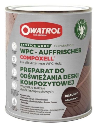 Owatrol COMPOXELL odświeżanie kompozytu BRĄZ 1L