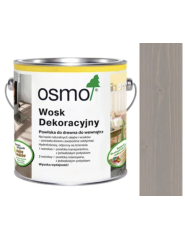 OSMO 3119 Wosk Dekoracyjny Lazurowy 0,125 l