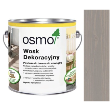 OSMO 3119 Wosk Dekoracyjny Lazurowy 0,75 l