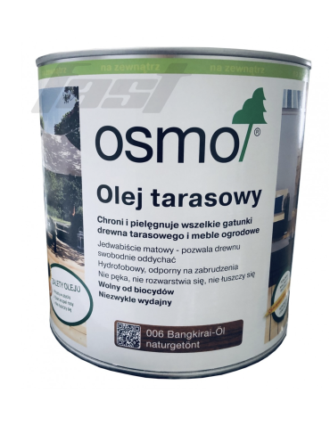 OSMO 006 Olej do tarasów BANGKIRAI 0,125 l