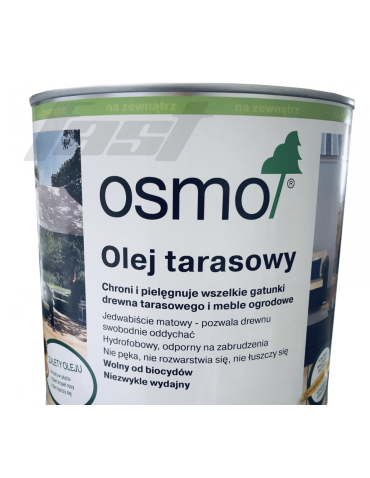 OSMO 021 Olej do tarasów Dąb Brunatny 2,5 l – impregnacja i ochrona drewna