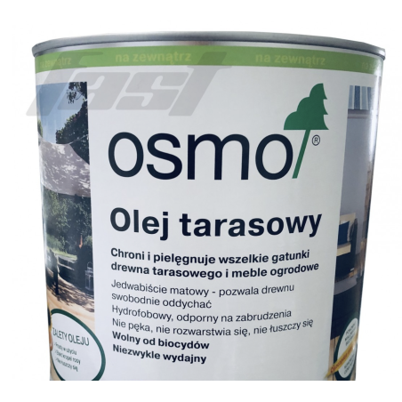 OSMO 021 Olej do tarasów Dąb Brunatny 2,5 l – impregnacja i ochrona drewna