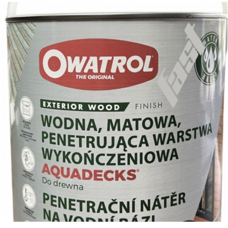 Owatrol AQUADECKS olej GRAPHITE GREY 100ml