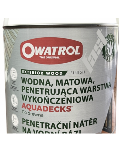 Owatrol AQUADECKS olej do deski 100ml WEATHERED