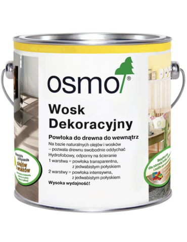 OSMO 3188 Wosk Creativ Śnieg 2,5 l – dekoracyjny wosk do drewna
