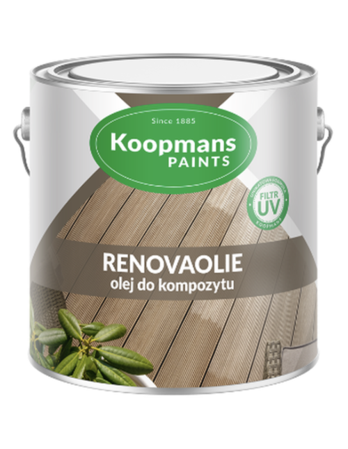 Koopmans Renovaolie Szary 2,5 l – olej do desek kompozytowych i tarasów