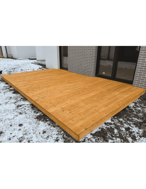 Deska tarasowa świerk KD 28x145 gładka suszona