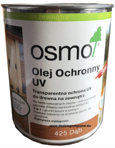 OSMO UV 425 olej Ochronny pojemność DĄB 0,125l