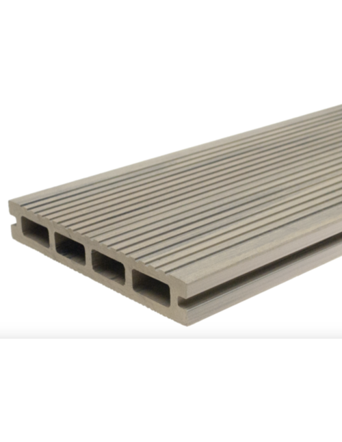 Drewno kompozytowe premium – Deska tarasowa Gardin Natur 23x146x4000 mm, Srebrna Limba