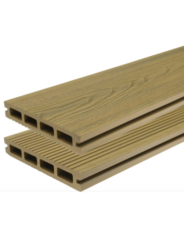 Najlepsza cena + dostawa w całej Polsce – Deska tarasowa Gardin Natur 23x146x4000 mm, Złoty Dąb