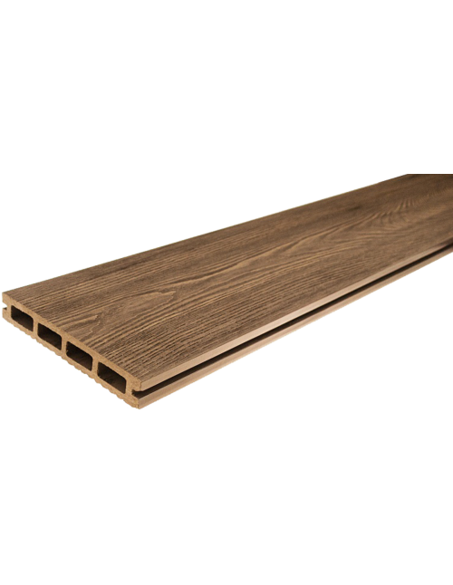 Deska kompozytowa Gardin Natur 4000 mm – piaskowy teak drewno 3D