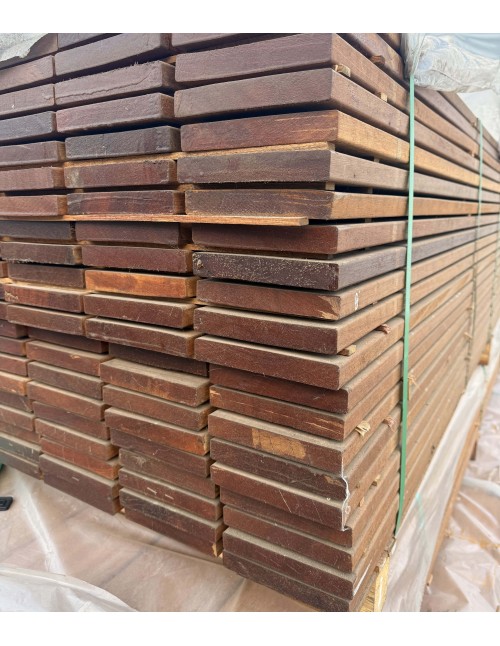 Bangkirai gładka 21x145x4880 – deska tarasowa KD premium