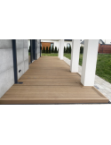 Deska kompozytowa Gardin Natur 4000 mm – piaskowy teak drewno 3D