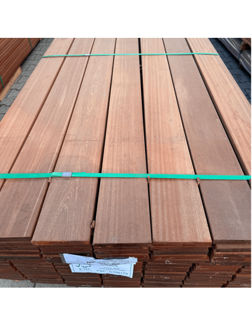 Deska Bangkirai 21x145x2750 mm gładka | Drewno tarasowe klasy premium