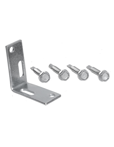 Kątownik ALU 40x 20x 17mm  2szt + 4 wkręty